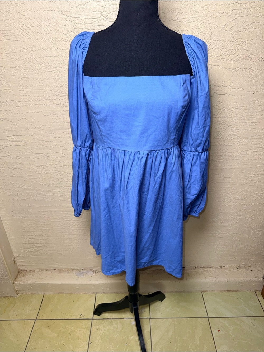 Reformation Michaela Dress 12 Milkmaid Square Neck Cottagecore Mini